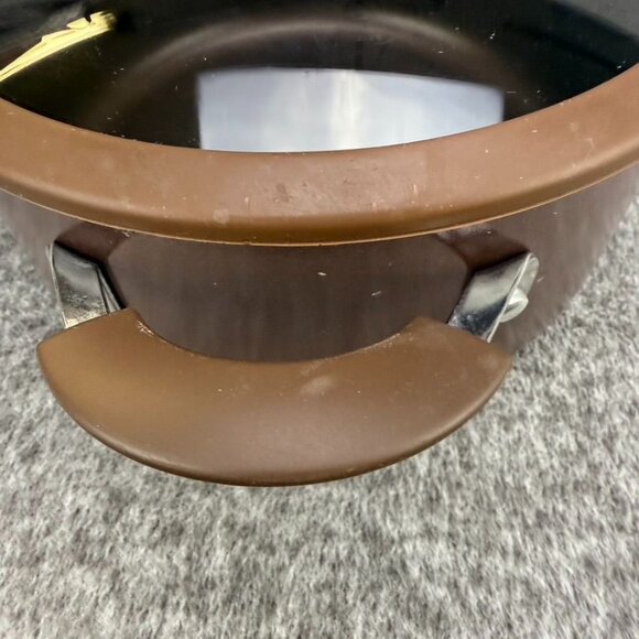 ✅Cooks Essentials 5qt Stock/Sauce-pot Strainer Lid NSF Certified Nonstick Brown - Picture 5 of 14